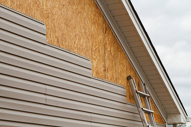 Professional Siding Installation technician working in Robbins, IL